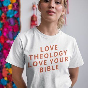 NWOT Love Theology T-Shirt S